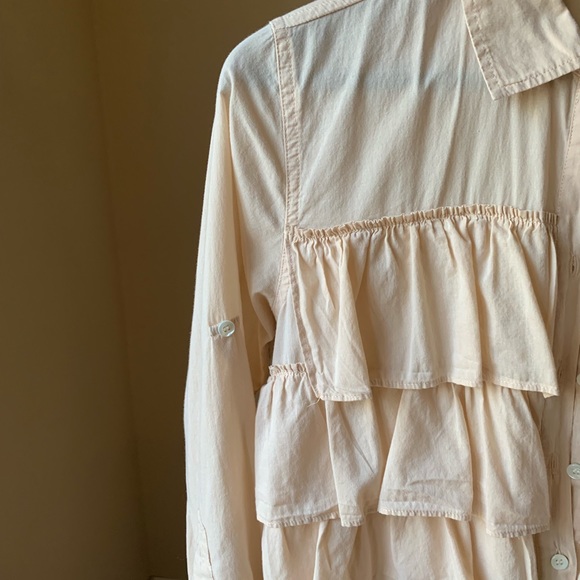 J. Crew Ruffled Cotton Tunic - Picture 6 of 8
